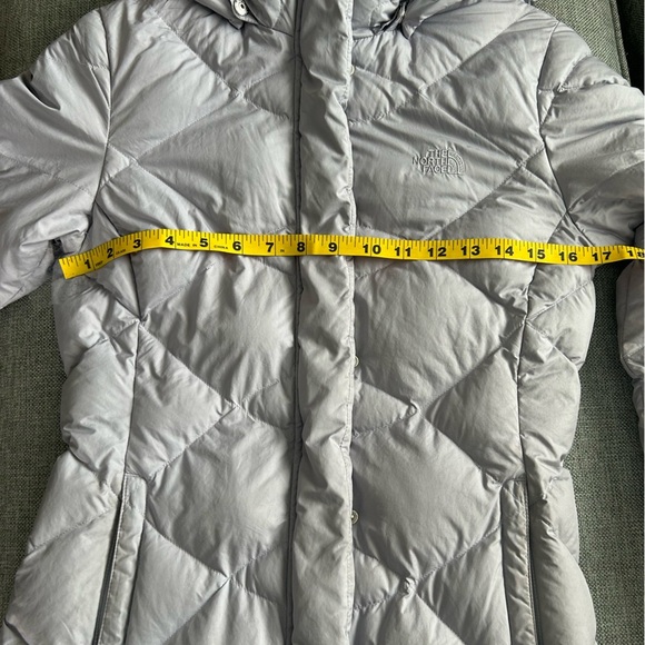 THE NORTH FACE Women's Miss Metro Hooded Water Resistant Down Parka Gray Size XS - Picture 10 of 16